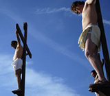 Jess Crucificado y San Dimas (el buen ladrn)